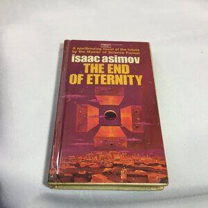 The End of Eternity by Isaac Asimov Vintage Hardcover 1971 Fawcett Crest Sci-Fi